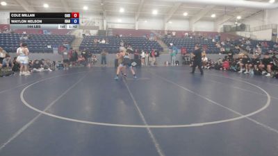 144 lbs Cole Millan, California Silver vs Waylon Nelson, Idaho