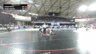 Girls 2A 115 lbs Cons. Round 2 - Nancy Nguyen, Black Hills (Girls) vs Grace Rocha, Othello (Girls)
