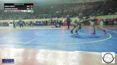 118 lbs Round Of 32 - Edan Fugett, Putnam City vs Gannon Wilson, Broken Arrow