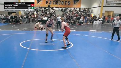 149Grey lbs Rr Rnd 1 - Jackson Young, Maryland vs Tyler Hood, Navy