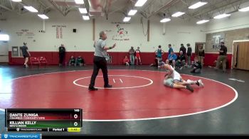 145 lbs 13th Place Match - Killian Kelly, New London vs Dante Zuniga, Columbus Community/WMU