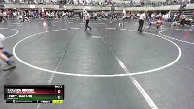 105 lbs Cons. Round 4 - Brayden Breider, Askren Wrestling Academy vs LeRoy Haaland, Minnesota