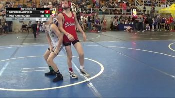 100 lbs Quarterfinal - Jake Hatchel SE2, CP Wrestling Academy vs Griffin Gillispie C1, Eastwood Eagles Wrestling Club