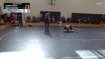70/75 Round 1 - Charles Prunty, Carolina Reapers vs Amelia Stafford, LA Elite Wrestling