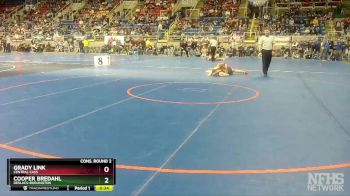 138 lbs Cons. Round 2 - Grady Link, Central Cass vs Cooper Bredahl, Deslacs-Burlington