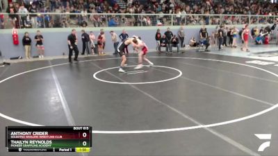 138 lbs Round 1 - Thailyn Reynolds, Pioneer Grappling Academy vs Anthony Crider, Soldotna Whalers Wrestling Club