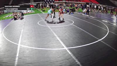 135 lbs Cons. Semis - Valkyrie Shambry vs Ayla Hampton, Colorado