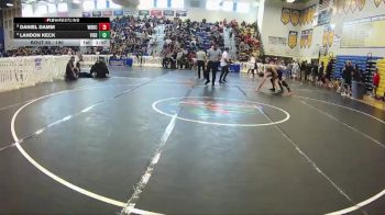 190 lbs Champ. Round 1 - Landon Keck, Viera vs DANIEL DAMM, West Boca Raton Community High School