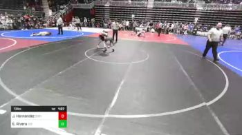 73 lbs Quarterfinal - Joshuah Hernandez, Cody WC vs Ej Rivera, Top Of The Rock WC