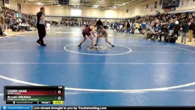 126 lbs Cons. Round 4 - Caden Haag, Dover-Eyota vs Elijah Grunau, Minneapolis North Community