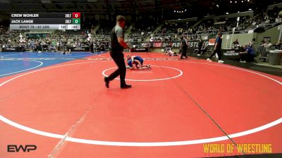 67 lbs Consi Of 8 #2 - Crew Mohler, Sebolt Wrestling Academy vs Jack Lange, Sebolt Wrestling Academy