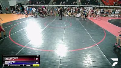 65 lbs Placement Matches (8 Team) - Janessa Canales, California vs Izzy Graham, Alaska