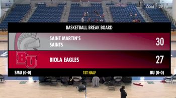 Replay: English - 2024 St. Martins vs Biola | Nov 8 @ 1 PM