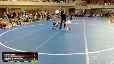 65 lbs Semis & 1st Wrestleback (8 Team) - Gray Meyer, STMA (St. Michael/Albertville) vs Maverick Masching, Westfield