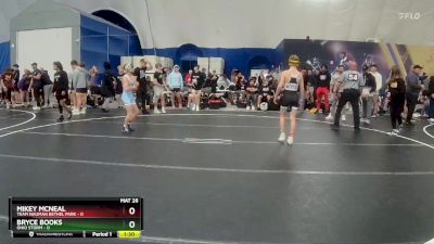 98 lbs Round 3 (8 Team) - Bryce Books, Ohio Storm vs Mikey McNeal, Team Nauman Bethel Park