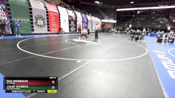 106 Class 2 lbs Champ. Round 1 - Colby Schreck, Mid-Buchanan vs Dax Weinbaum, St. James