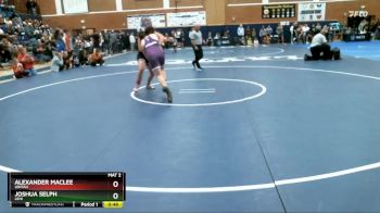 165 lbs Cons. Round 2 - Joshua Selph, Lehi vs Alexander Maclee, Uintah