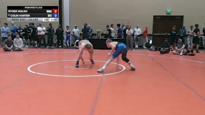 120 lbs Champ. Rd Of 64 - Ryder Walsh, Wrestler's Way vs Colin Harter, M2 Training Center