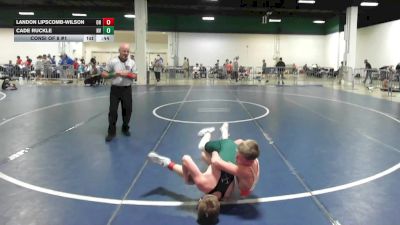 95 lbs Consi Of 8 #1 - Landon Lipscomb-Wilson, OH vs Cade Ruckle, NV