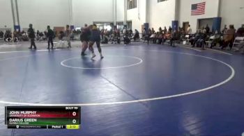 285 lbs Champ. Round 1 - John Murphy, University Of Scranton vs Darius Green, Elmira College