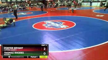 7 lbs Semifinal - Porter Bryant, Camden County vs Thomas Rhodes, Roswell