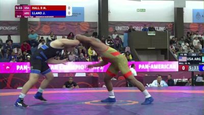 86 kg Qualifying Round - Mark Hall, USA vs Jorge Llano, ARG