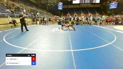 144 lbs Cons 8 #1 - Ladd Holman, UT vs Reid Grossman, PA