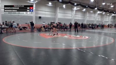 138 lbs Round 2 - Mckayla Bonham, Eastern Oregon vs Madison Small, Trine