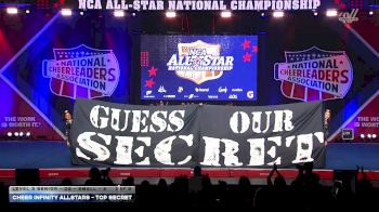 Cheer Infinity Allstars - Top Secret [2026 L3 Senior - D2 - Small - A Day 2] 2026 NCA All-Star National Championship