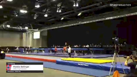 Maddie Ballinger - Tumbling, Stick It Gymnastics - 2021 USA Gymnastics Championships