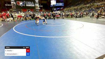 195 lbs Rnd Of 128 - Carson Gooley, Idaho vs Trace Schoenebeck, Wisconsin