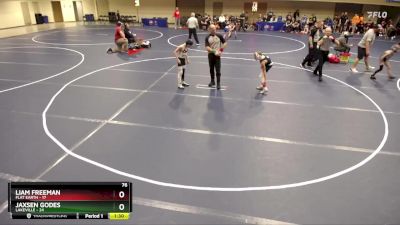 76 lbs Finals (8 Team) - Liam Freeman, Flat Earth vs Jaxsen Godes, Lakeville