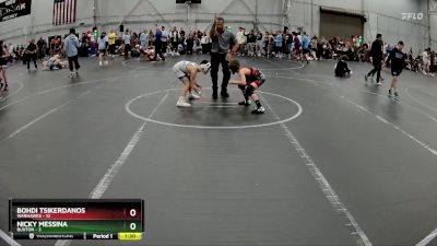 60 lbs Semis (4 Team) - Nicky Messina, Buxton vs Bohdi Tsikerdanos, Warhawks