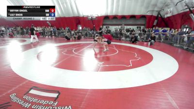 95 lbs Champ. Round 3 - Brynn Engel, B.A.M vs Lily Enos, IZZY Style Wrestling