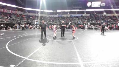 84.1 lbs Consi Of 8 #2 - Mia Smith, Beebe Youth Wrestling vs Marlee Chambers, DC Gold