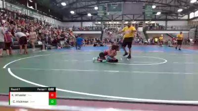 60-64 lbs Round 1 - Calli Hickman, Lion`s Den Wrestling Academy vs Kennedy (boog) Wheeler, Contenders Wrestling Academy