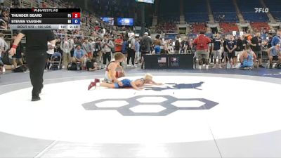120 lbs Cons. Rd Of 128 - Thunder Beard, PA vs Steven Vaughn, MI
