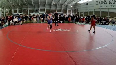 130 lbs Cons. Round 2 - Jazzman Khoundet, Utah vs Cadence Hansen, Utah