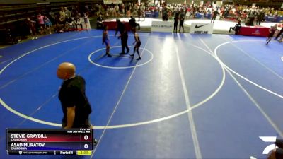 84 lbs Semifinal - Stevie Graybill, California vs Asad Muratov, California