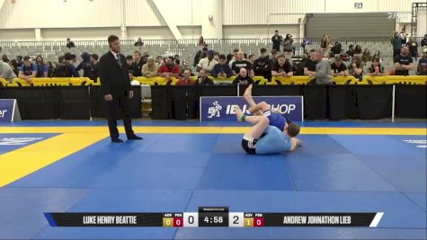 Andrew Johnathon Lieb vs Luke Henry Beattie 2025 World IBJJF Jiu-Jitsu No-Gi Championship