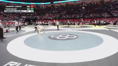 150 lbs Cons. Sub-semis - Gavin Miller, Ontario vs Marshall Laishley, Cambridge