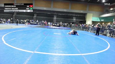 132 lbs Consi Of 8 #2 - Dominic Bozanic, Gilroy vs Jack Malinconico, Poway