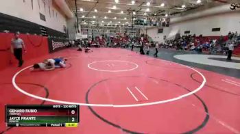 220 Boys Cons. Semi - Genaro Rubio, Thorton vs Jayce Prante, Denver