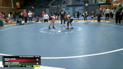 76-79 lbs Round 2 - Sean Levin, Wingz vs Drew Cannon, Charger Wrestling Club