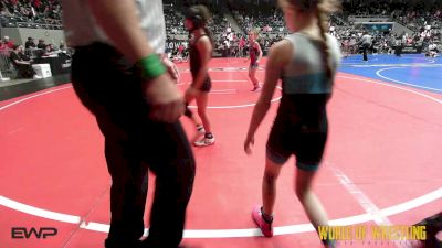 66 lbs Round Of 32 - Kyleigh Danielson, Texas Elite Wrestling Club vs Hailey Lollis, Cowboy Wrestling Club