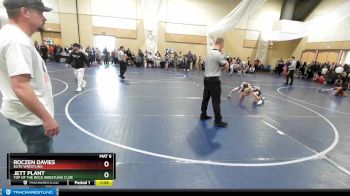 57 lbs Quarterfinal - Jett Plant, Top Of The Rock Wrestling Club vs Roczen Davies, Elite Wrestling