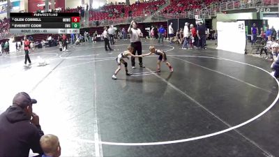 45 lbs Cons. Round 5 - Everett Codr, Seward Wrestling Club vs Olen Correll, Midwest Destroyers Wrestling Club