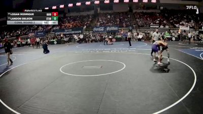 D 1 106 lbs Cons. Round 2 - Landon Deleon, St. Amant vs Logan Rodrigue, Hahnville