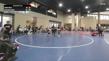 138 lbs Cons. Round 5 - Daylen Davis, Millington vs Jake Volz, Bishop Wrestling