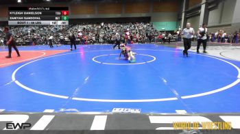 68 lbs Round Of 16 - Kyleigh Danielson, Texas Elite vs Zaniyah Sandoval, MAT MECHANICS